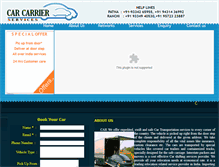 Tablet Screenshot of carcarrierservices.in